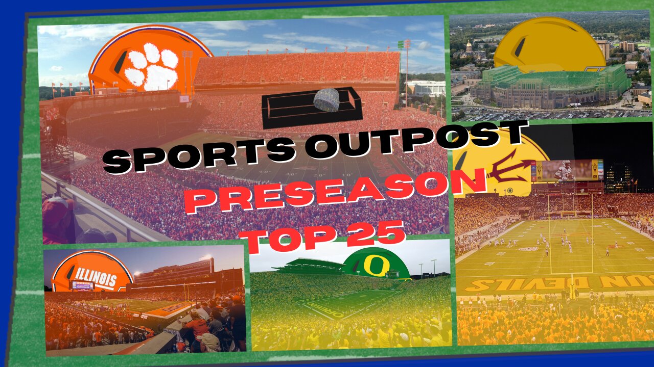 The Only College Football Top 25 That Matters(10-6) Clemson, Oregon, Notre Dame, ASU, Illinois
