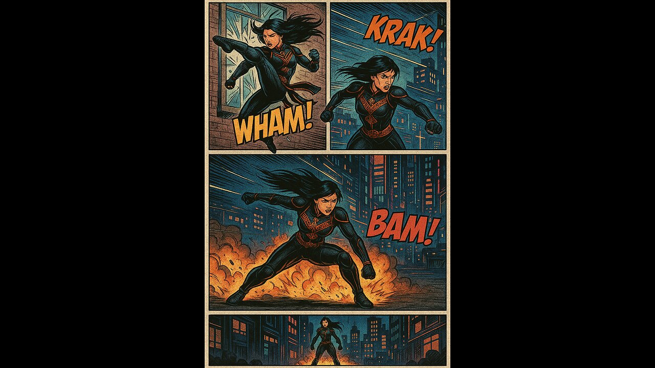 Cross kick Studio Films Kelly HU Moore The Warrior part 7