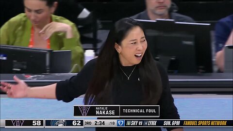 👀 TECH, Coach Nakase FURIOUS after no-call on one end, then foul on other | WNBA women's basketball