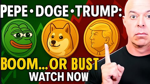 PEPE, DOGE & TRUMP Meme Coins: Skyrockets, Crashes—What They Are & Should You Buy In Today?