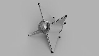 Micro Biplane Batwing Cross Prop Drone-Plane (Caster Wheels)