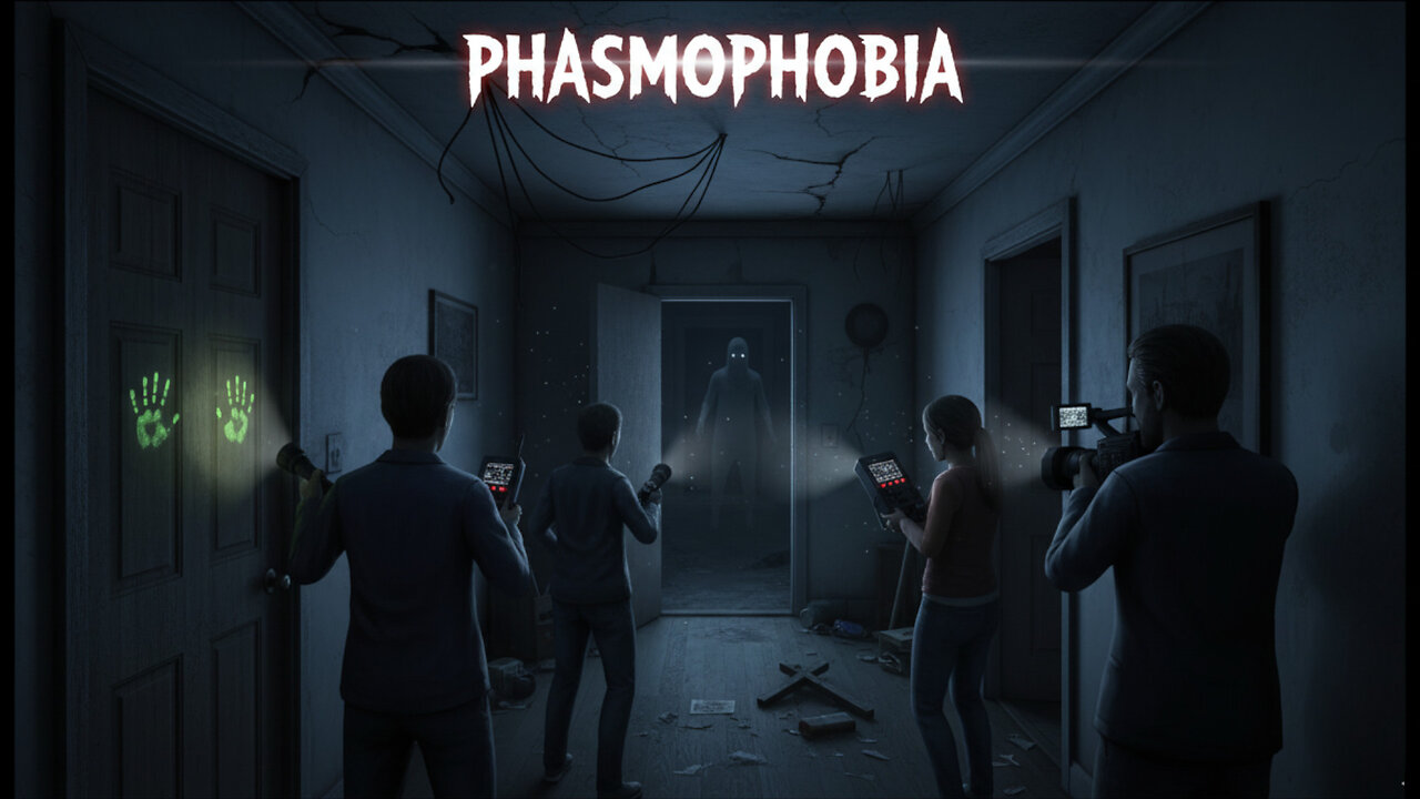 Playing Four Hours of Phasmophobia!