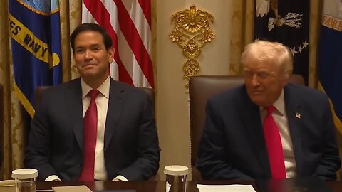 Marco Rubio Makes A Big Announcement At Trump's Cabinet Meeting.WATCH THIS VIDEO WITH ME
