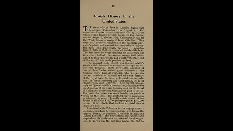 The International Jew Chapter 3 - Jewish History in the US