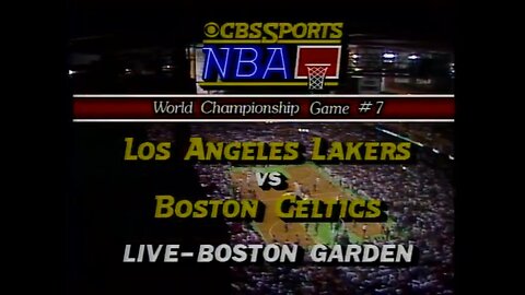 1984 NBA Finals - The Los Angeles Lakers vs The Boston Celtics Game 7