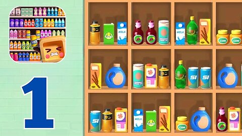 Sorting Games - Goods Sort - Gameplay Walkthrough | Part 1 (Android, iOS)