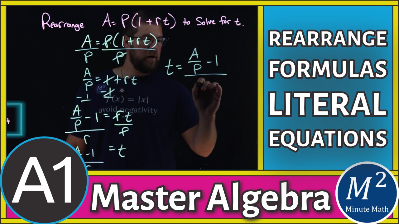How to Rearrange Formulas and Justify Each Step – Mastering Literal Equations in Algebra