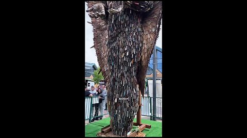 Knife Angel: The Chilling Statue Made from 100,000 Bloody Blades