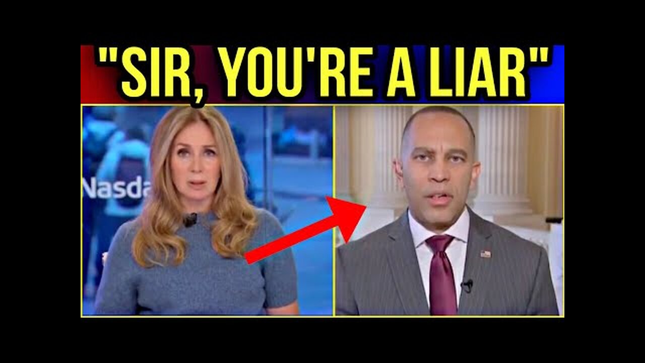 Hakeem Jeffries SUFFERES Nervous BREAKDOWN When CNBC Host Calls out His Hypocrisy