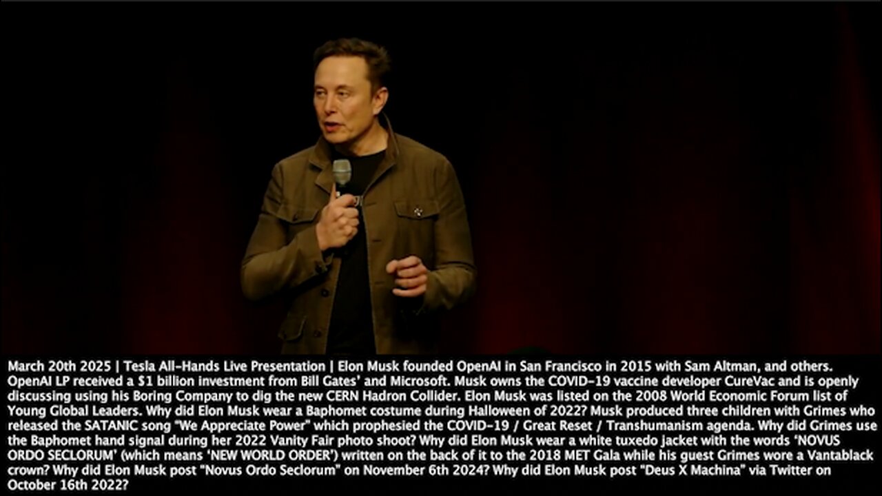 Optimus | "The Only Company With All the Ingredients for Making Intelligent Humanoid Robots At Scale Is Tesla. Optimus Will Be the BIGGEST Product of All Time...10X Bigger Than the Next Product Ever Made." - 3/20/2025