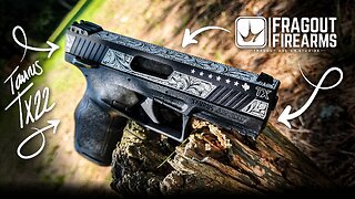 Taurus Firearms TX22 Custom Engraving Timelapse video