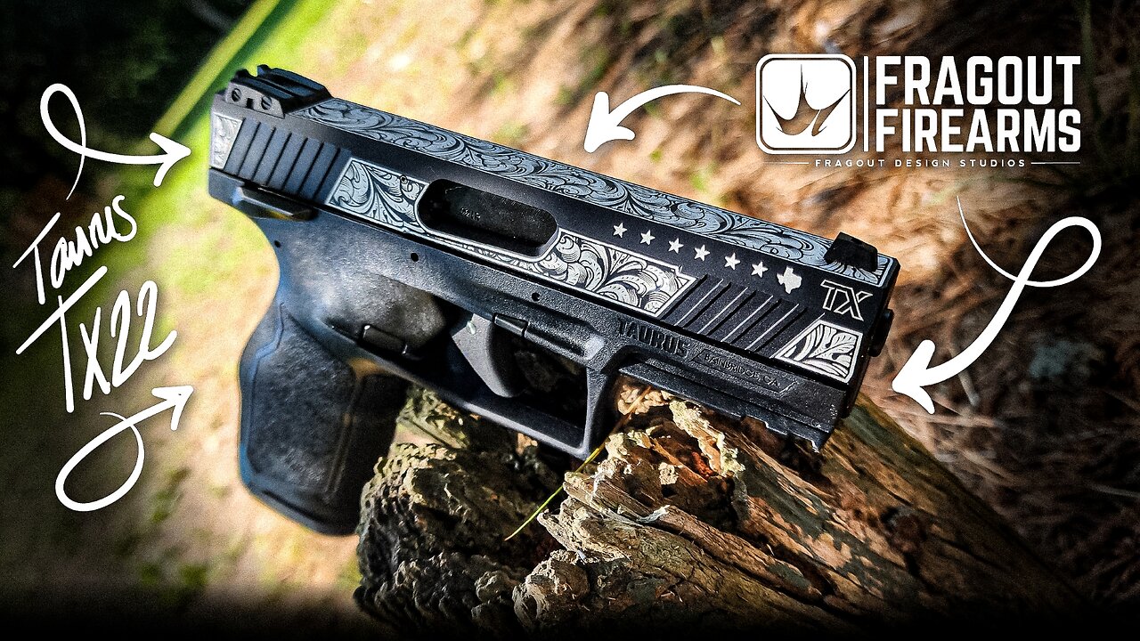 Taurus Firearms TX22 Custom Engraving Timelapse video