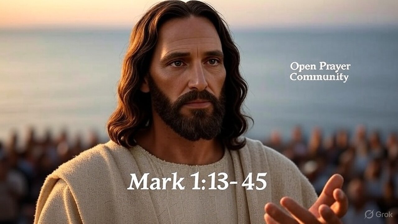 Mark 1:13-45