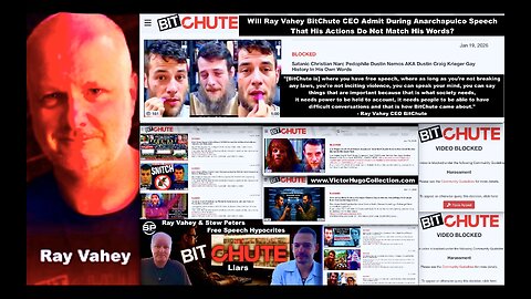 Will Ray Vahey BitChute CEO Admit During Anarchapulco Speech That His Actions Do Not Match His Word