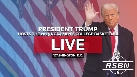 LIVE: Pres. Trump Hosts the 2025 NCAA Men's College Basketball Champions: University of FL - 5/21/25