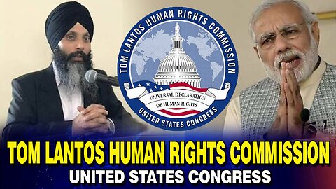LIVE : 25-06-25 | HARDEEP SINGH NIJJAR: TOM LANTOS HUMAN RIGHTS COMMISSION | JAWAAB MANGDA PUNJAB