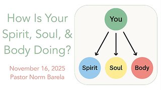 How Is Your Spirit, Soul, & Body Doing?