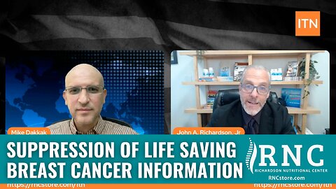 Suppression of Life Saving Breast Cancer Information (In the News w/Mike Dakkak w/John Richardson)