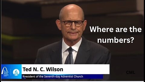 Pr Ted Wilson, Where are the numbers?