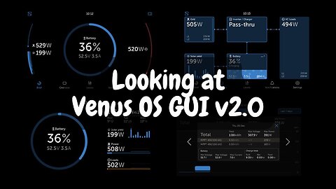 Exploring the Future: Victron Venus OS GUI 2.0 Beta Overview