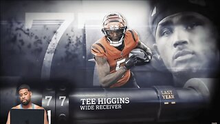 CHANNELADRIANTV Reacts | NFL Top 100 Players Of The 2024-2025 Season #77|WR Tee Higgins
