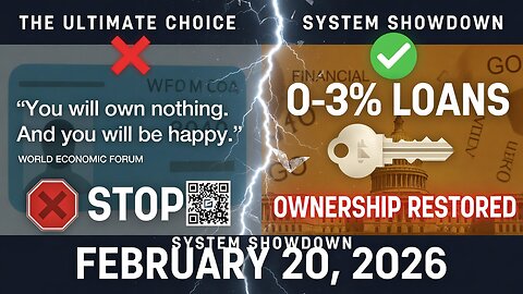 THE GREAT RESET VS. THE SOVEREIGN RESET: The End of Property Taxes & The February 20th System Shift
