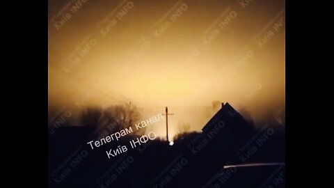 🇷🇺 🏹🎥 New footage of mass attacks on enemy targets in Fastiv, Kyiv region
