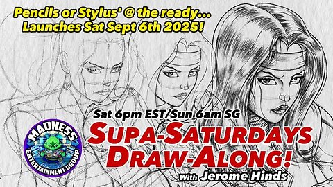 Supa-Saturdays Draw-Along! Ep 24