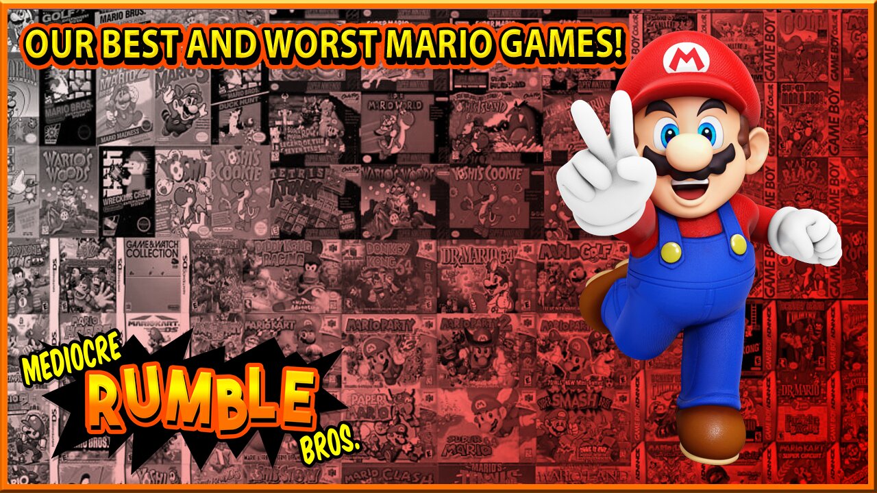 Some of our most and least favorite Mario Games!