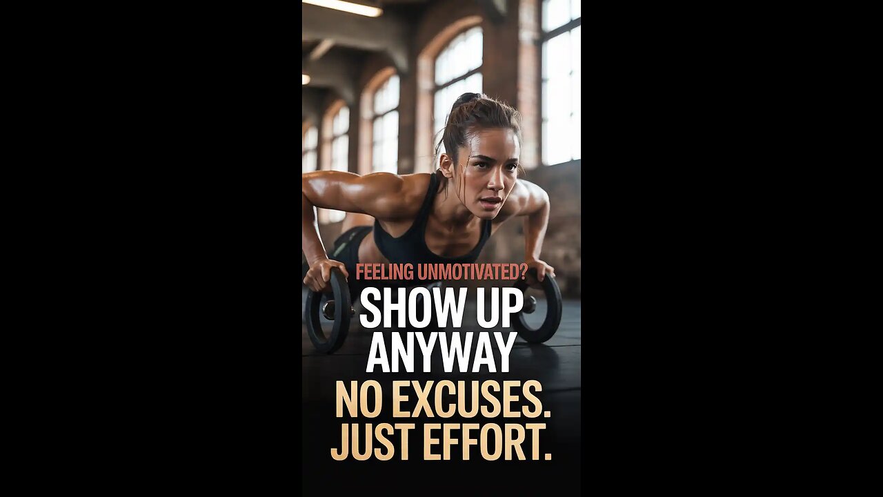 Feeling Unmotivated? Show Up Anyway.