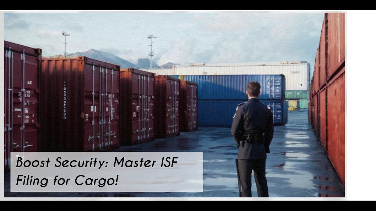 How Customs Brokers and Importer Security Filing Secure International Trade
