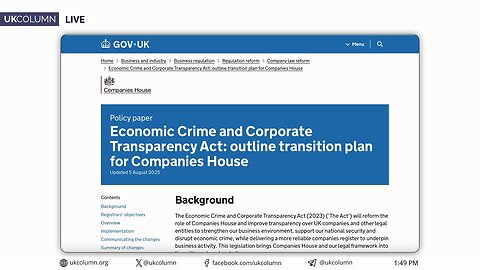 Companies House Starts to Introduce Digital Identities Requirements | UK Column News