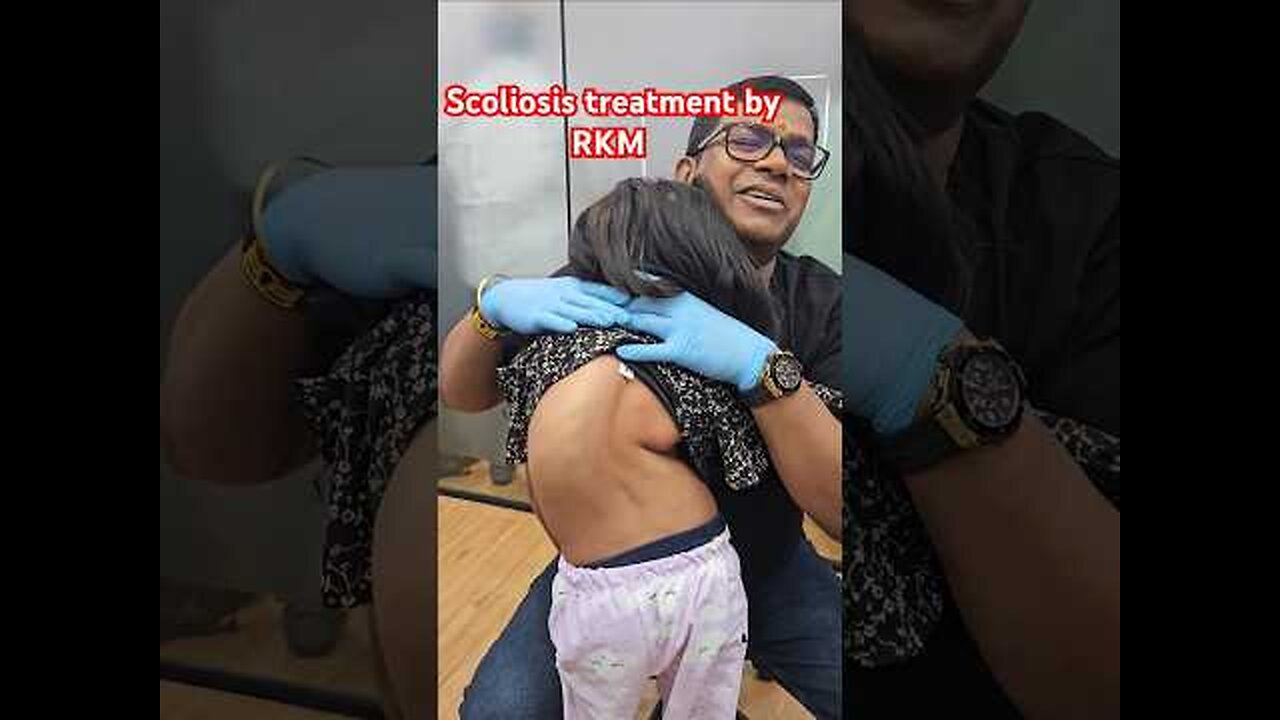 Scoliosis treatment🙏👍 by #Rkm