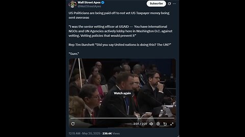 US Politicians are being paid off to not vet US Taxpayer money being sent overseas