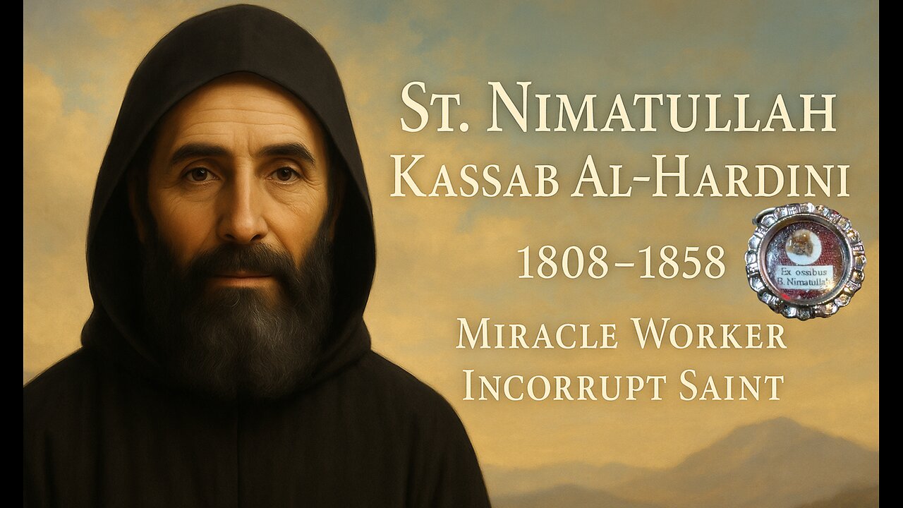 Saint Nimatullah Kassab Al-Hardini: Life, Miracles, Mysticism, and Legacy of Lebanon’s Holy Monk