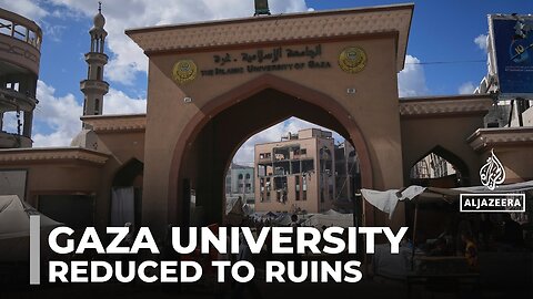 Gaza’s Islamic University reduced to ruins