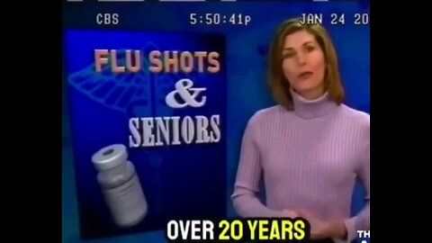 CBS News Story On Ineffective Flue Vaccines Not Reducing Senior Deaths