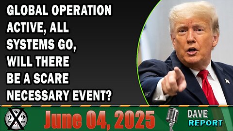 X22 Report - Global Operation Active, All Systems Go, Will There Be A Scare Necessary Event?