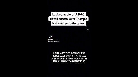 CEO of AIPAC explaining how they own almost every American politician