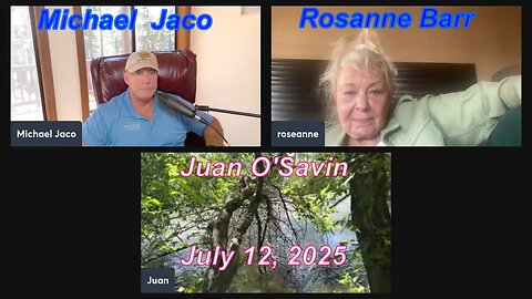 Roseanne Barr and Juan O Savin roundtable on Epstein controversy, Israel/Iran conflict and much more