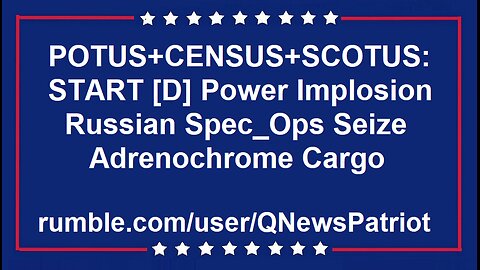 POTUS+CENSUS+SCOTUS: START [D] Power Implosion