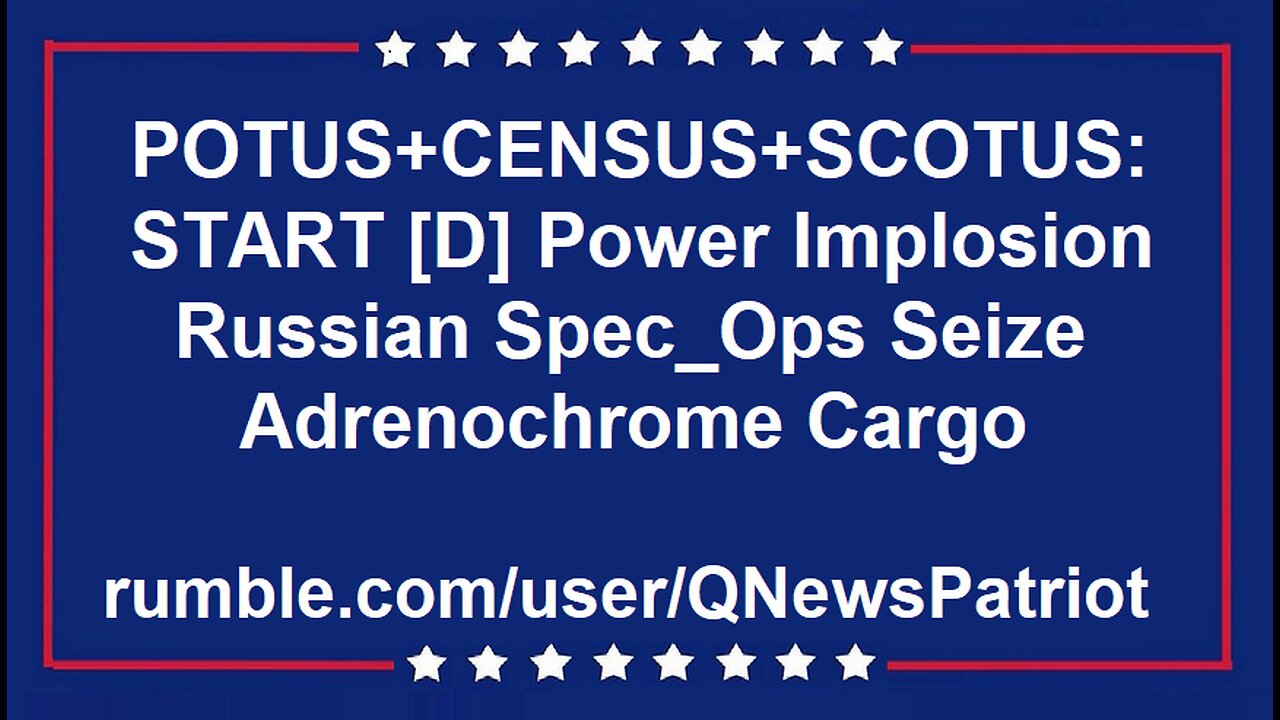 POTUS+CENSUS+SCOTUS: START [D] Power Implosion