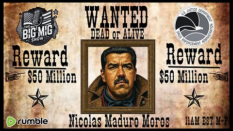 Wanted, Dead Or Alive, Nicolas Maduro