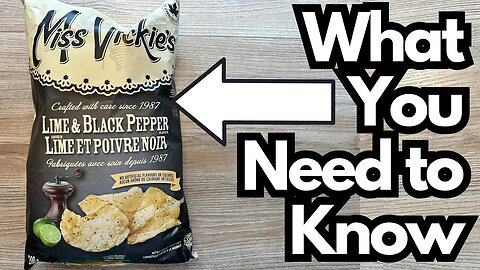 Miss Vickies Lime & Black Pepper Chips....