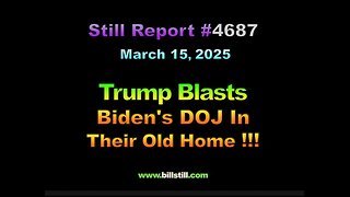 Trump Blasts Biden's DOJ In Their Old Home !!!, 4687