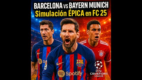 REVANCHA HISTÓRICA! 🔥 Barcelona vs Bayern Múnich | CHAMPIONS LEAGUE FC 25