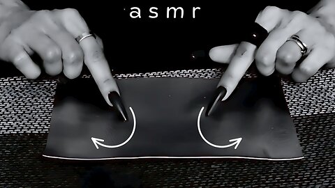 ASMR Circle Scratching 🎧 Black & Grey Filter (no talking)