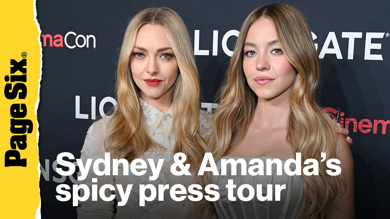 The Housemaid stars Sydney Sweeney, Amanda Seyfried on dirty DMs, almost kissing | Viral Press Tours