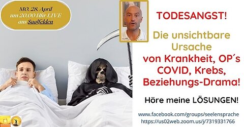 Mo.20250428 TODESANGST! Unsichtbare Ursache von Krankheit, COVID, OP´s, Krebs, Impfung & Streit
