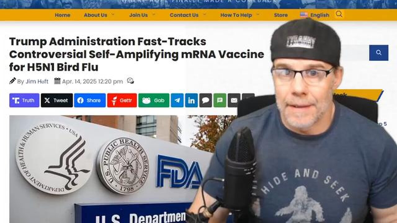 Trump and the New Self-Amplifying mRNA coming soon